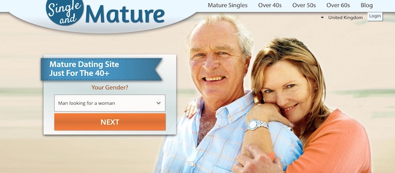 singleandmature homepage