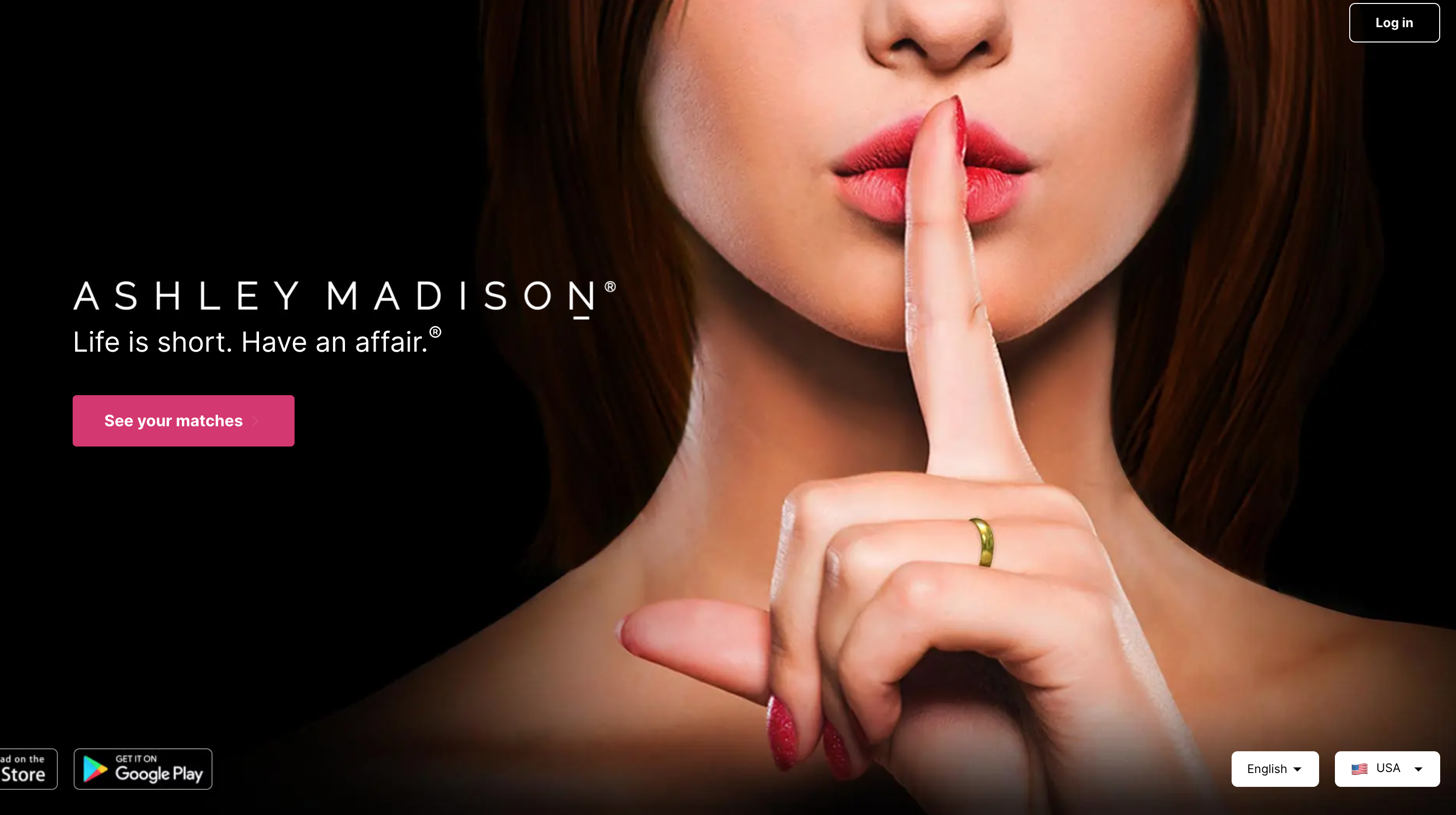 ashleymadison homepage